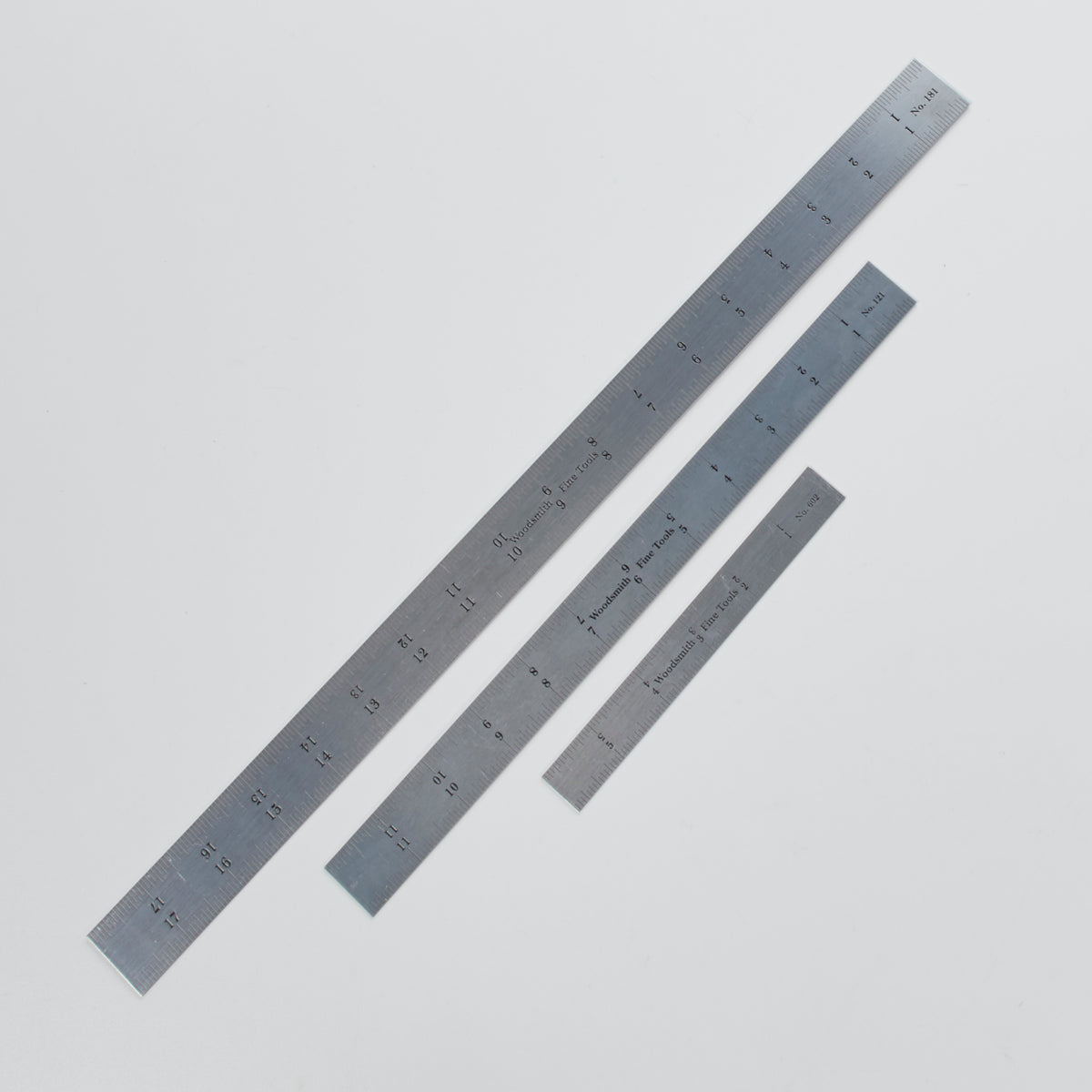 The Woodsmith Store Fine Tools Steel Ruler Combo Set