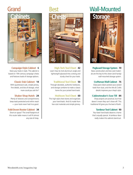 Shop Projects & Storage Ideas