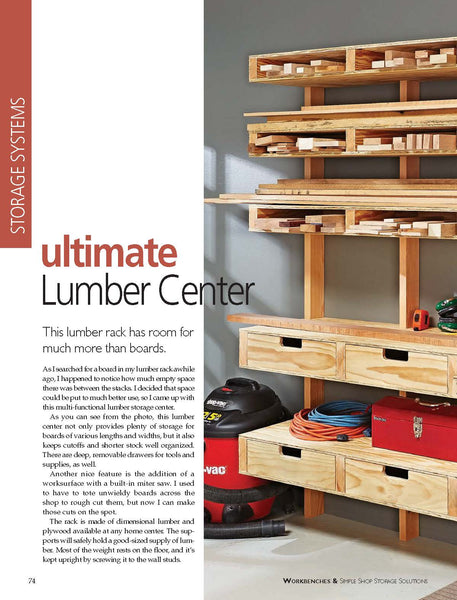 Workbenches & Simple Shop Storage Solutions, Volume 1
