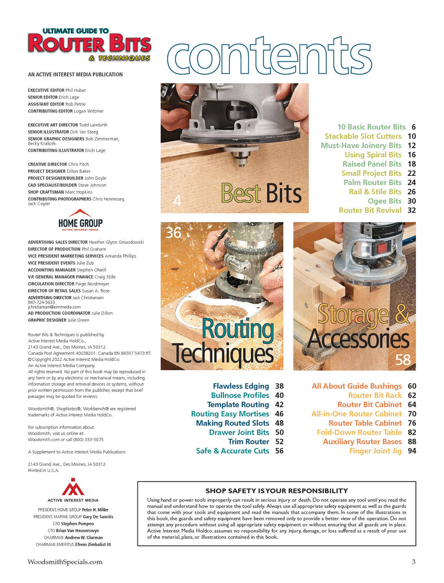 Main Types of Router Bits