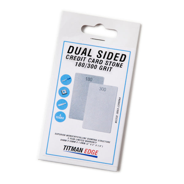 Diamond Credit Card Sharpening Stone 3" x 2"