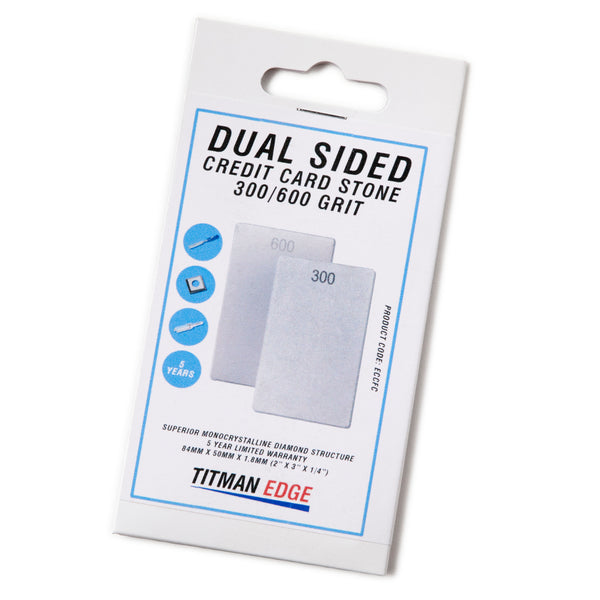 Diamond Credit Card Sharpening Stone 3" x 2"