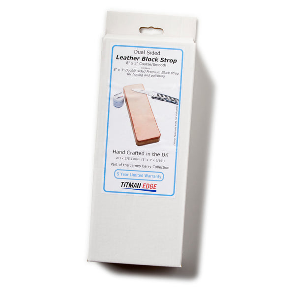 Double-sided Leather Strop Block