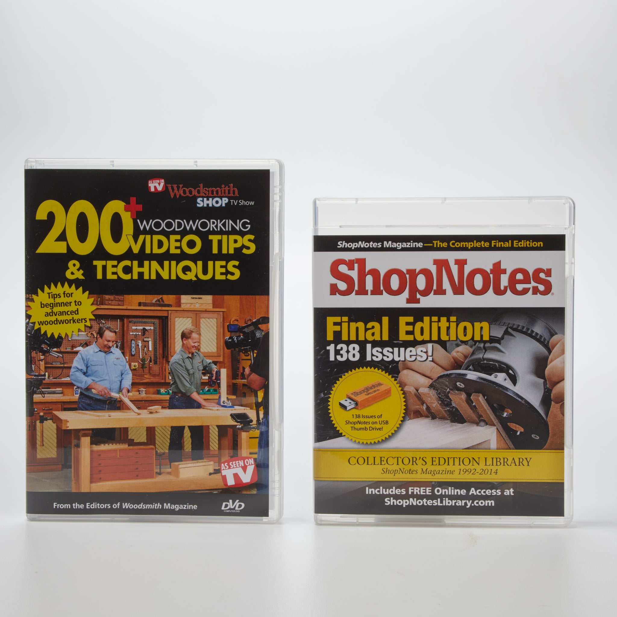 ShopNotes Collector's Edition Back Issue Library USB & 200+ Tips DVD