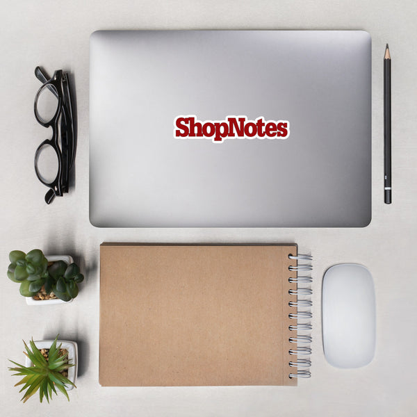 ShopNotes Logo Sticker