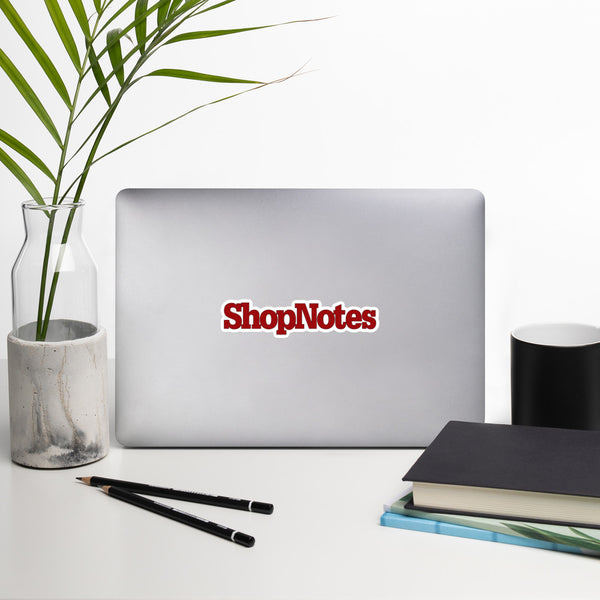 ShopNotes Logo Sticker