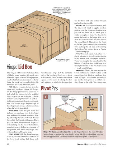 Woodsmith Shop TV Show Handbook Season 15