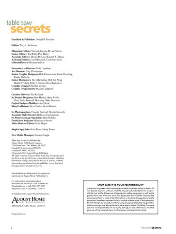 Table Saw Secrets