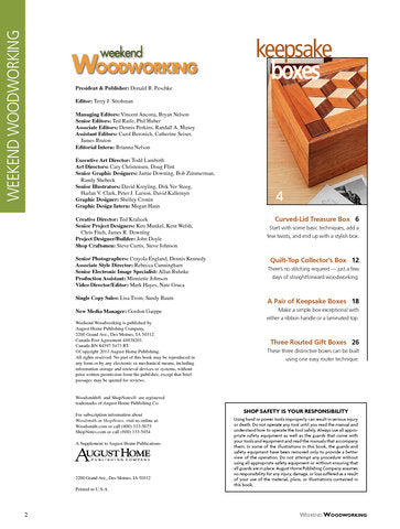 Weekend Woodworking, Volume 3