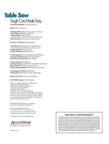 Table Saw: Tough Cuts Made Easy