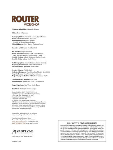 Router Workshop: Shop-Tested Tips & Techniques