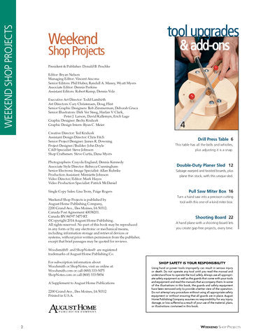 Weekend Shop Projects