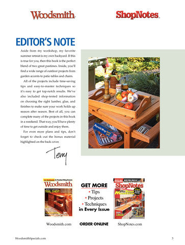 Outdoor Woodworking