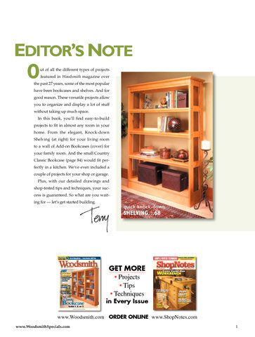 Bookcases & Shelves, Volume 1