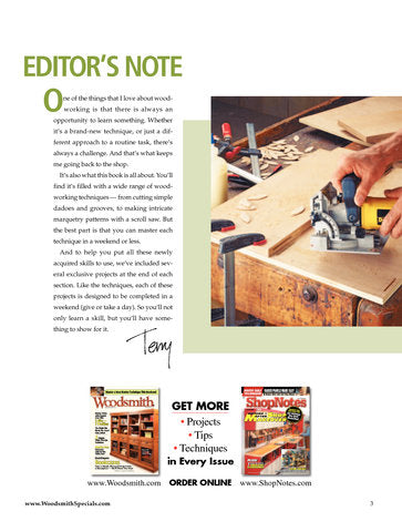 Weekend Woodworking, Volume 1