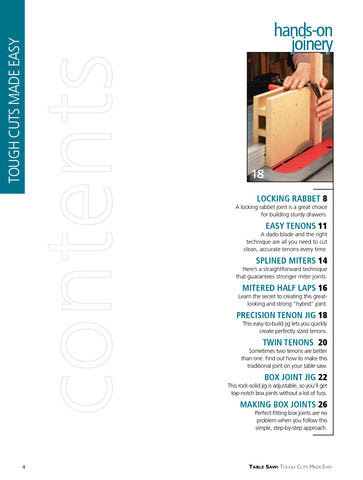 Table Saw: Tough Cuts Made Easy