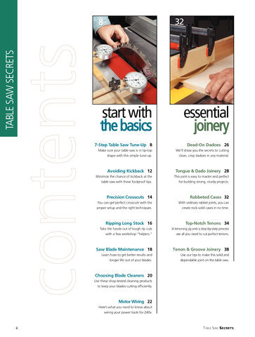 Table Saw Secrets