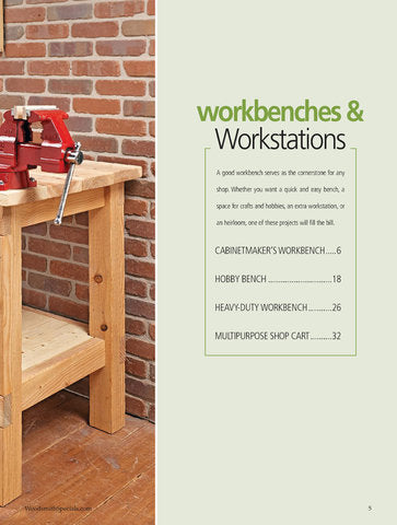 Workbenches & Simple Shop Storage Solutions, Volume 1
