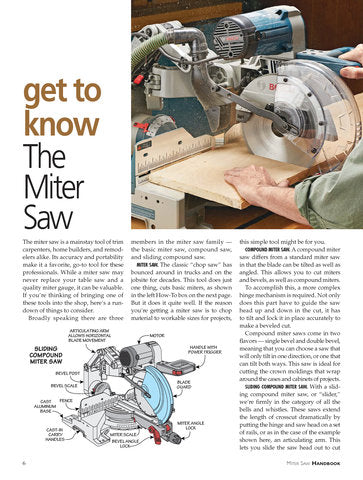 Miter Saw Handbook