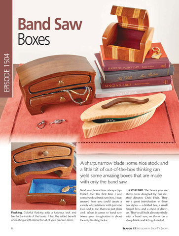 Woodsmith Shop TV Show Handbook Season 15