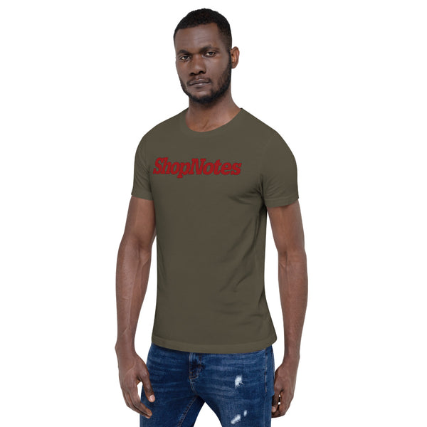 ShopNotes Red Logo T-Shirt