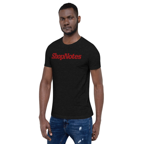 ShopNotes Red Logo T-Shirt