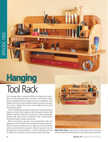 Woodsmith Shop TV Show Handbook Season 19
