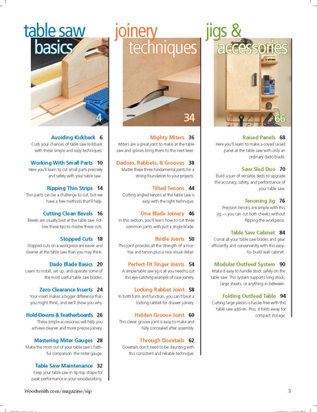 Ultimate Table Saw Handbook, Volume 2