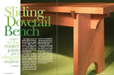 Sliding Dovetail Bench Project Download
