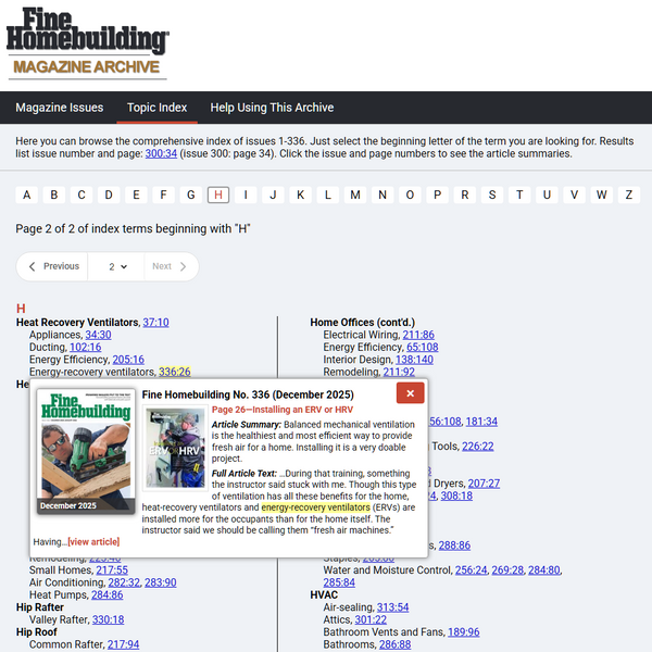 2025 Fine Homebuilding Archive (USB) Pre-Order