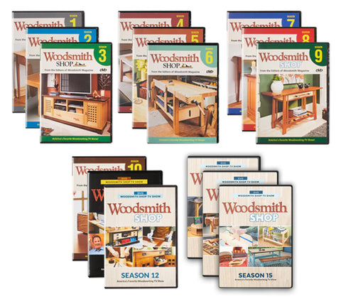 Woodsmith Shop Seasons 1-15 DVDs