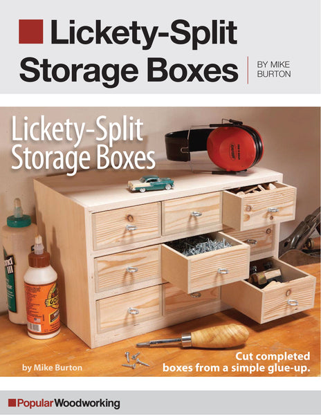 Lickety-Split Storage Boxes Project Download