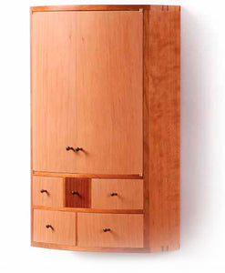 Bowfront Wall Cabinet (Digital Plan)