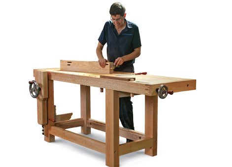 Roubo Bench with Bench Crafted Vises (Digital Plan) – Woodsmith