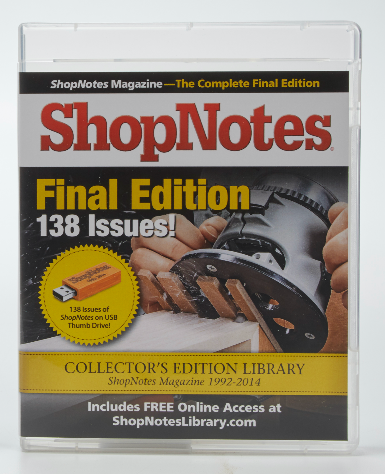 ShopNotes Back Issue Library USB Drive