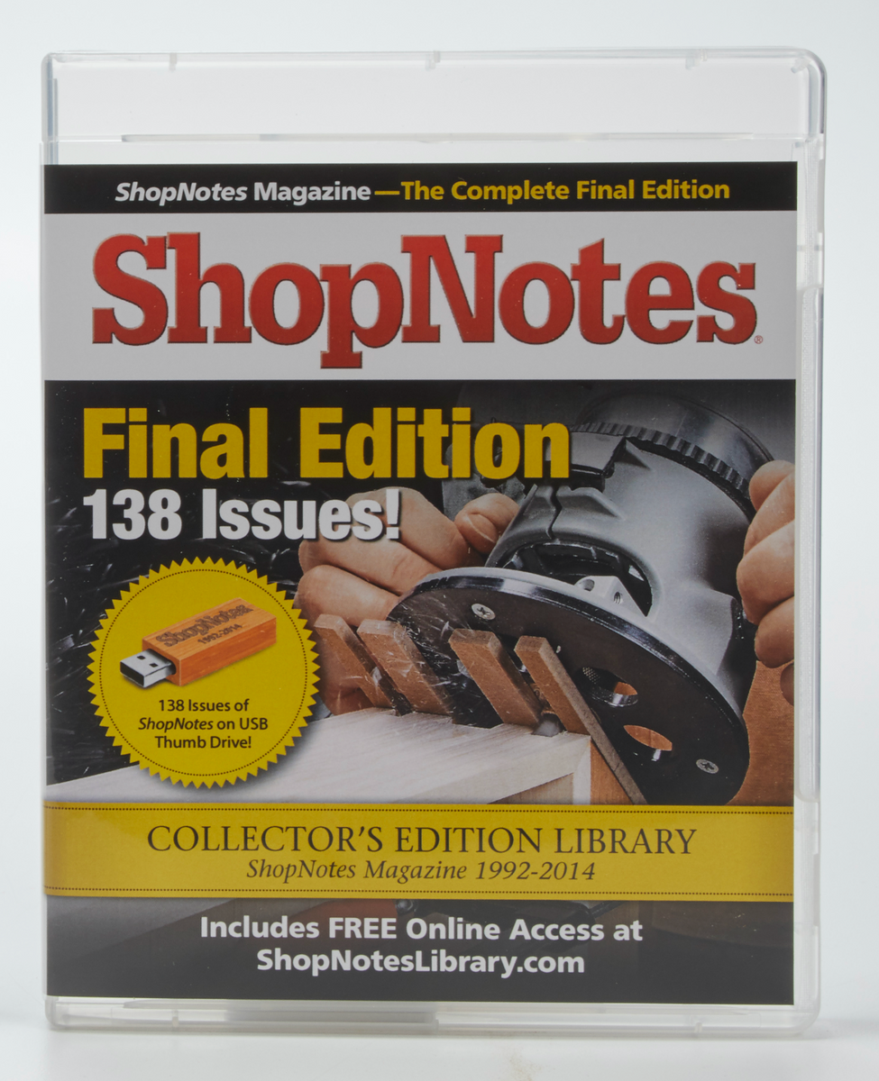 ShopNotes Back Issue Library USB Drive – Woodsmith
