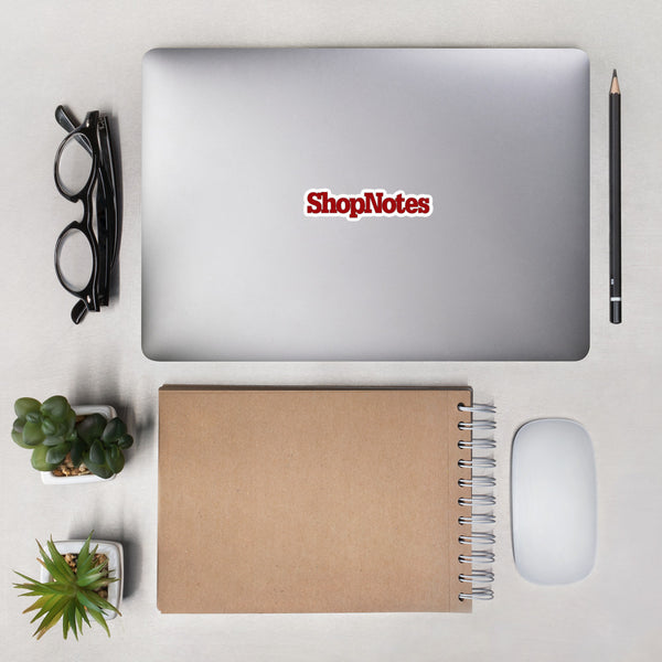 ShopNotes Logo Sticker