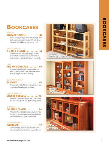 Bookcases & Shelves, Volume 1