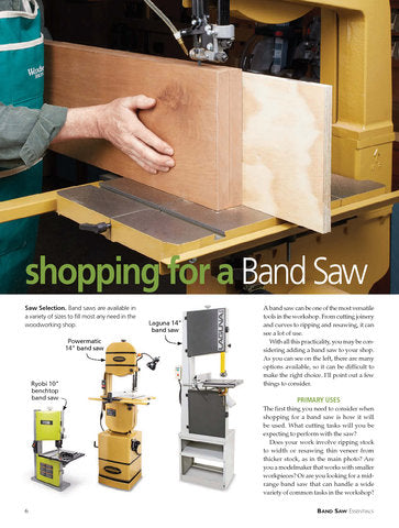 Band Saw Essentials: Tips, Techniques & Jigs