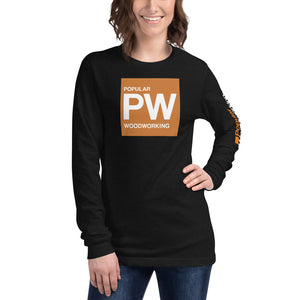 Popular Woodworking Square Logo Long Sleeve T-Shirt
