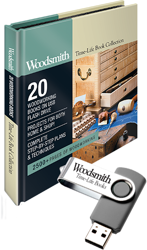 Woodsmith Time-Life Woodworking Book Collection USB Drive
